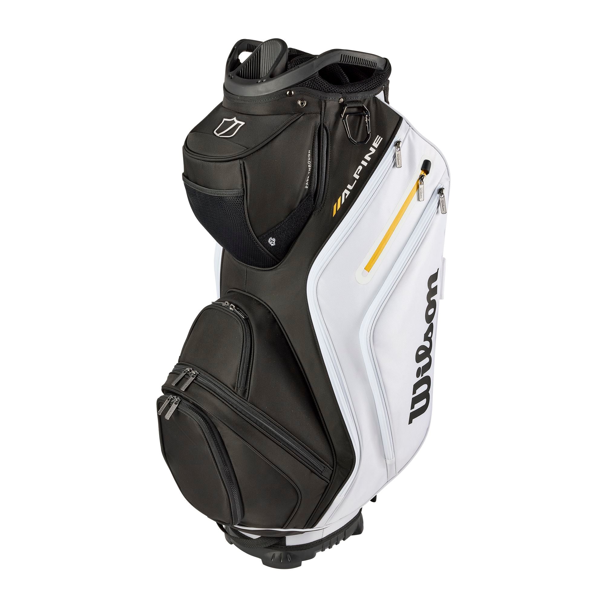 Wilson Staff Sac chariot Alpine Noir Blanc Orange