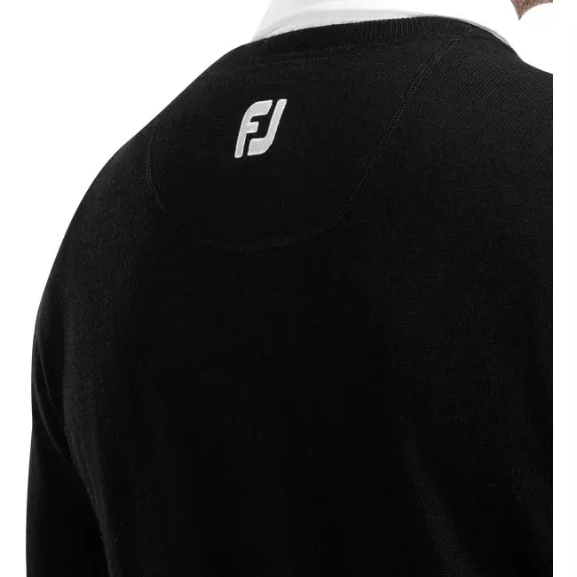 Footjoy Pullover Col V Noir